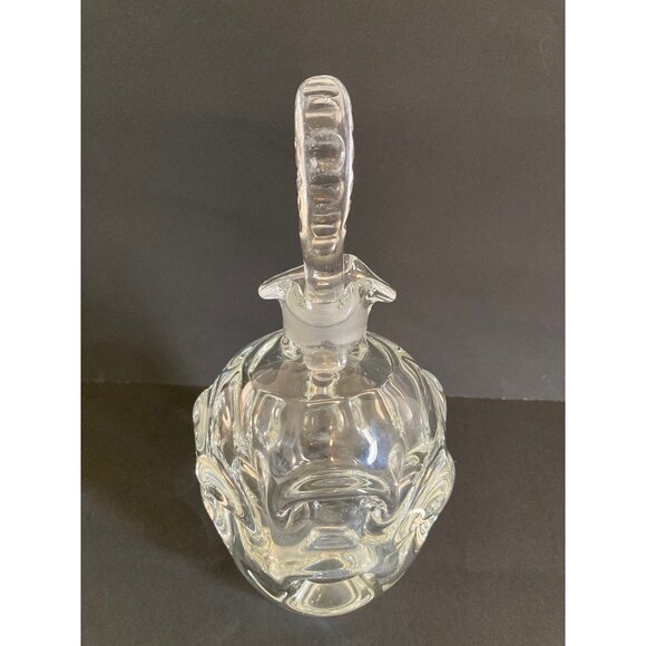 ÅSEDA GLASBRUK SWEDEN 1970's Clear Glass Thumbprint Glass Decanter Bo Borgström - Picture 3 of 8